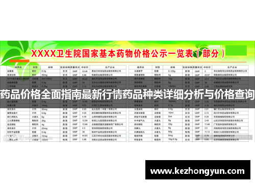 药品价格全面指南最新行情药品种类详细分析与价格查询